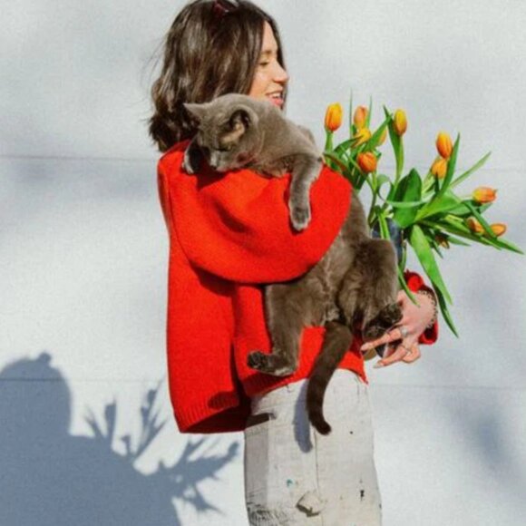 Nikki Chasin Shiloh Cotton Cardigan - small - Picture 4 of 8